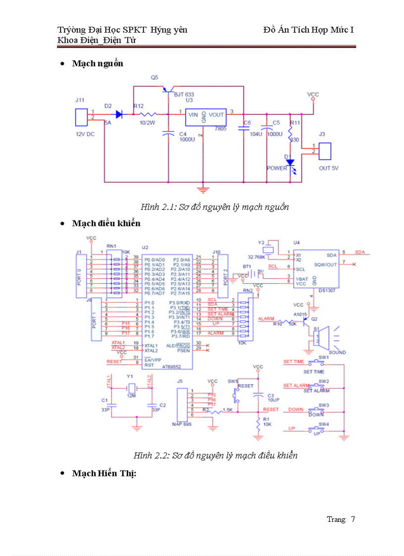image for page Đồng hồ hiển thị thời gian thực trên lcd có hẹn giờ