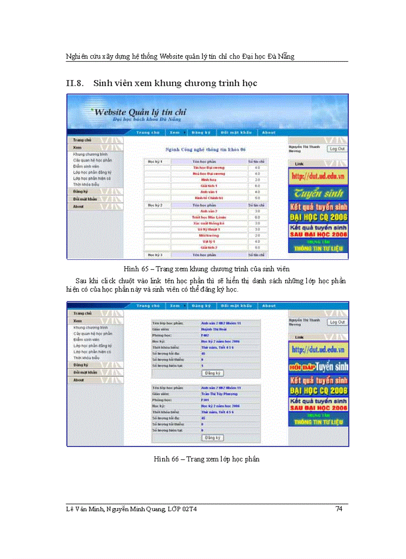 image for page Nghiên cứu xây dựng hệ thống website quản lý đào tạo tín chỉ cho đại học Đà Nẵng