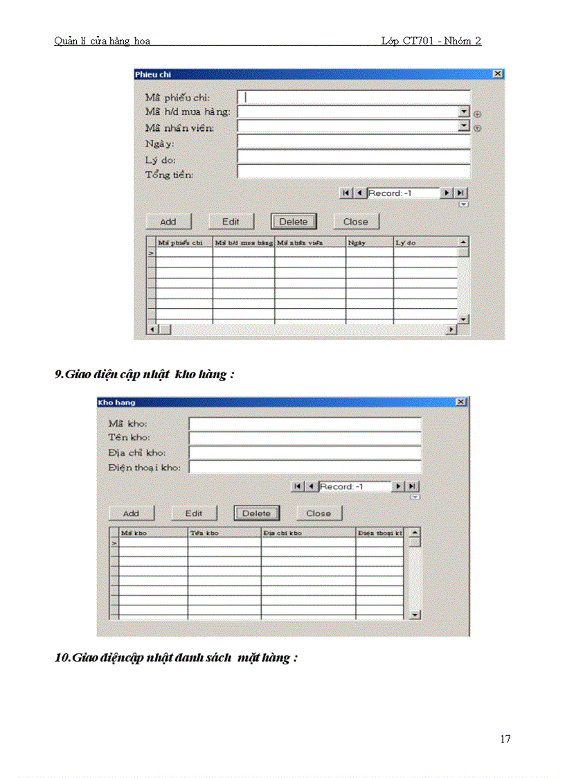 image for page Xây dựng chương trình quản lý cửa hàng hoa Anh Phong Hải Phòng