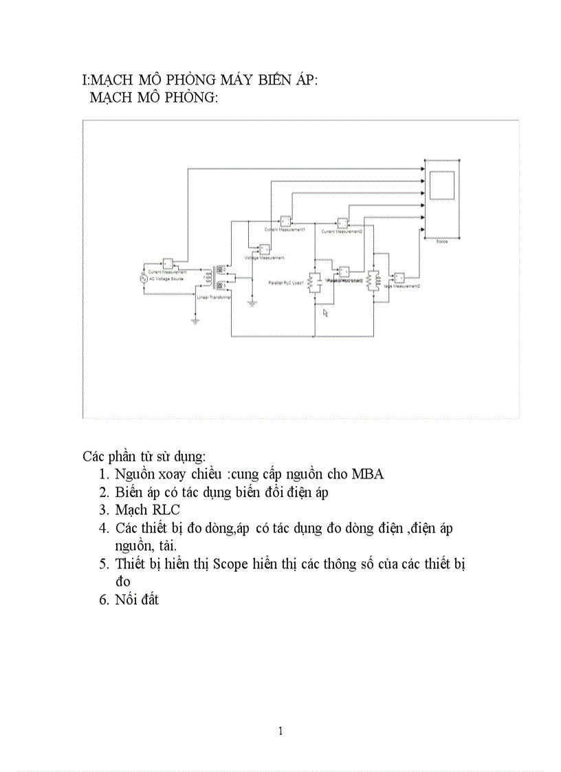 image for page Tiểu Luận Giải Tích Mô Phỏng Mạng Matlab Simulink