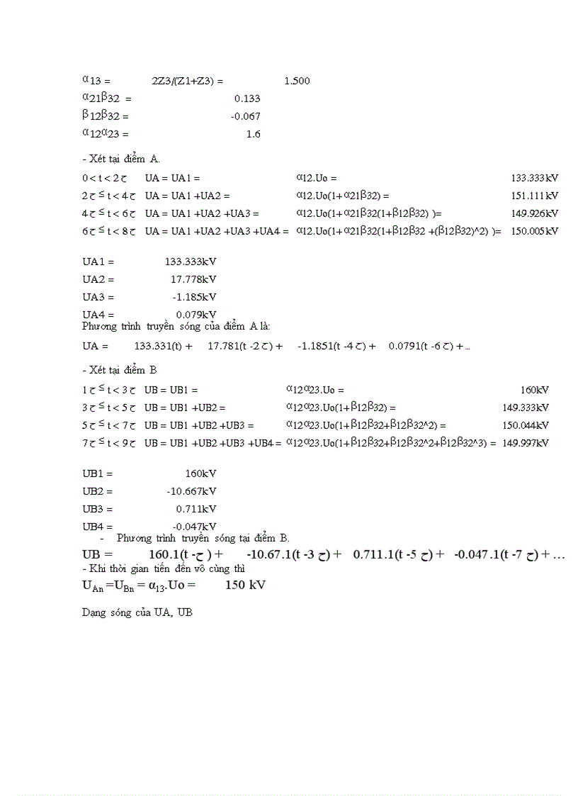 image for page Bài tập và lời giải Kỹ thuật cao áp