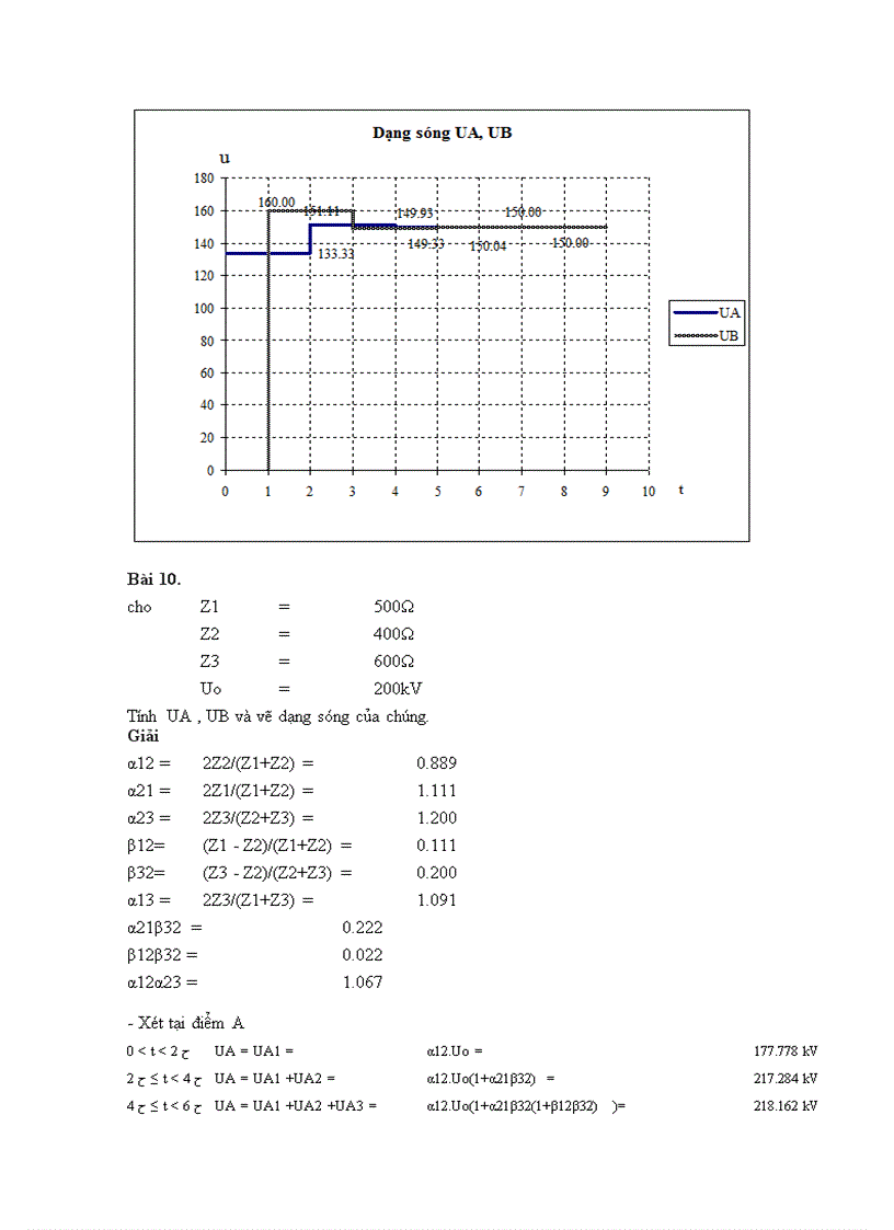 image for page Bài tập và lời giải Kỹ thuật cao áp