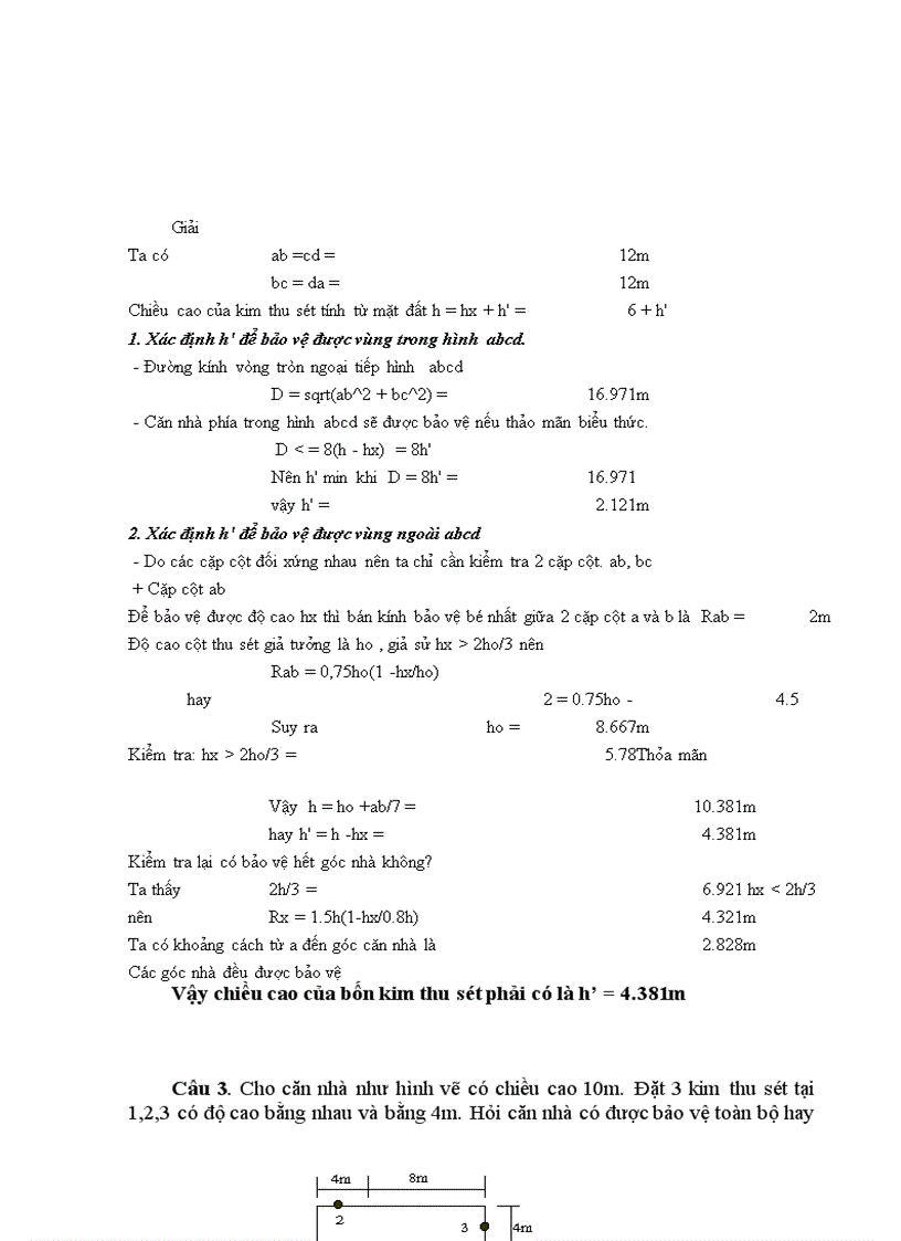 image for page Bài tập và lời giải Kỹ thuật cao áp