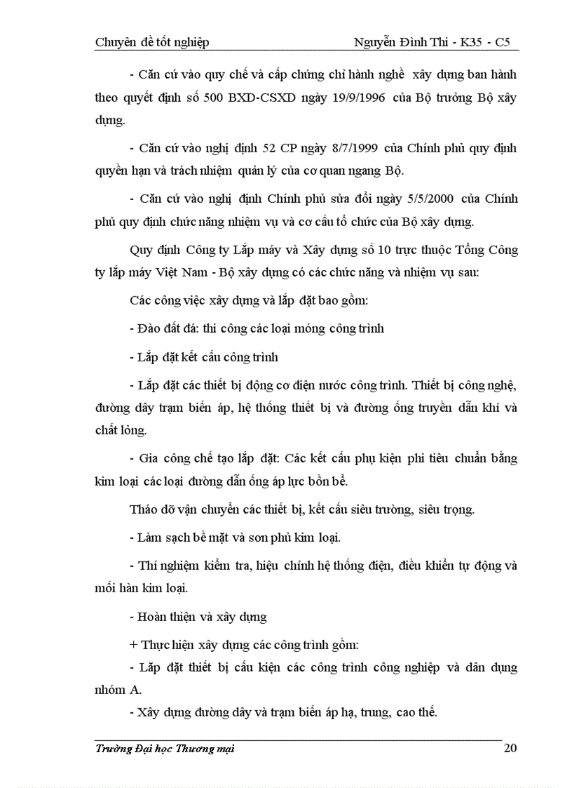 image for page Hoàn thiện tổ chức hoạt động marketing của công ty lắp máy và xây dựng số 10