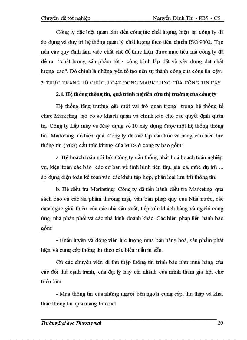 image for page Hoàn thiện tổ chức hoạt động marketing của công ty lắp máy và xây dựng số 10