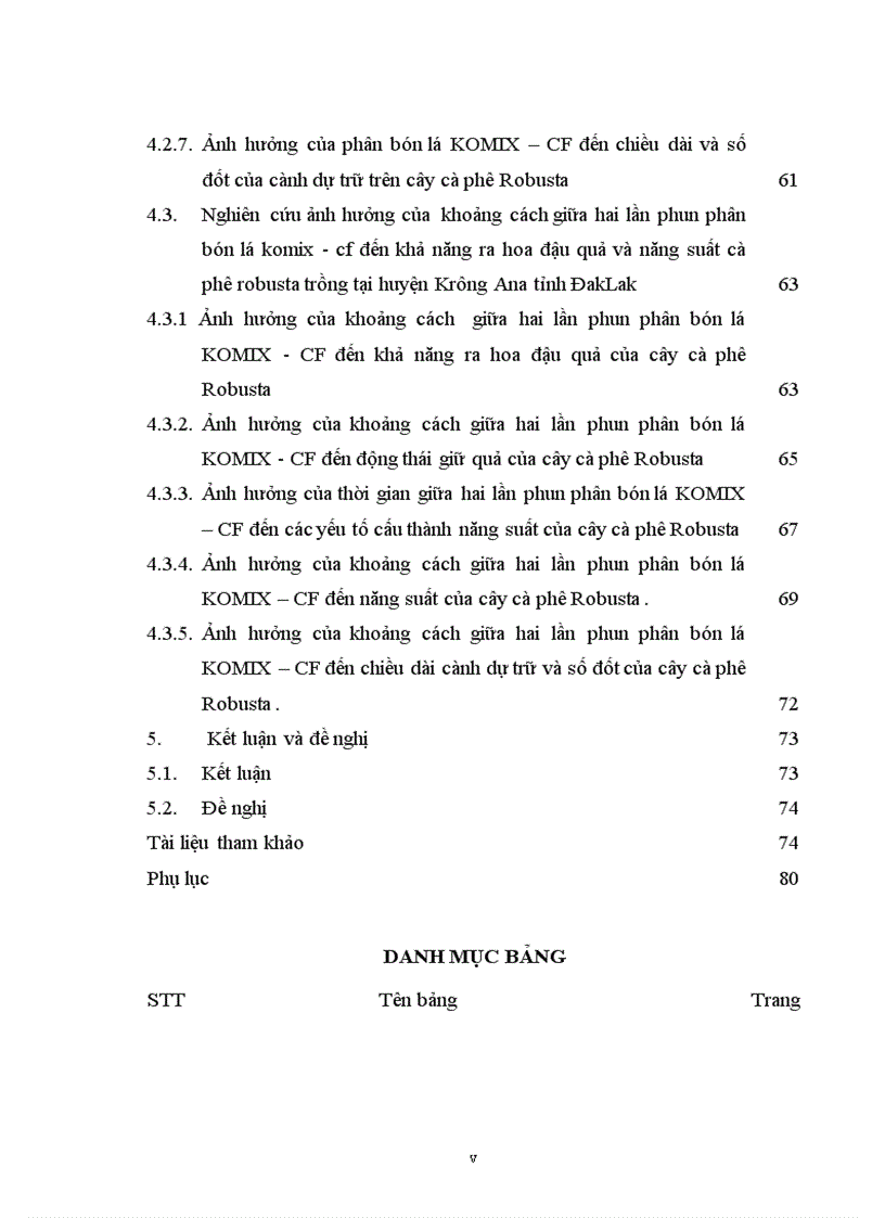 image for page Luận văn thạc sỹ Nghiên cứu kỹ thuật bón phân KOMIX nhằm tăng năng suất cho cây cà phê Robusta tại Huyện Krông Ana tỉnh ĐakLak