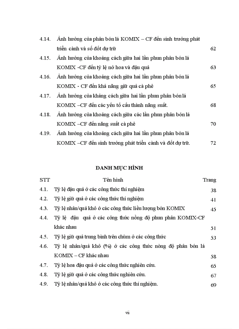 image for page Luận văn thạc sỹ Nghiên cứu kỹ thuật bón phân KOMIX nhằm tăng năng suất cho cây cà phê Robusta tại Huyện Krông Ana tỉnh ĐakLak