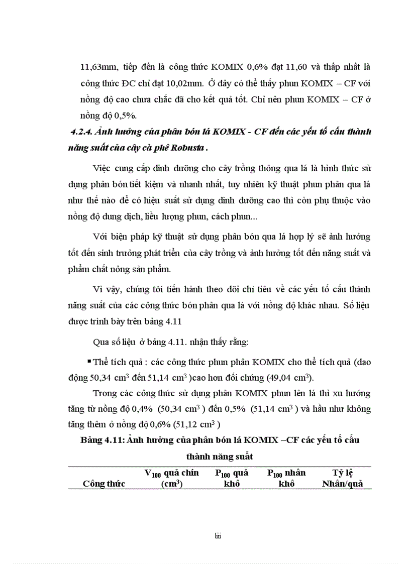image for page Luận văn thạc sỹ Nghiên cứu kỹ thuật bón phân KOMIX nhằm tăng năng suất cho cây cà phê Robusta tại Huyện Krông Ana tỉnh ĐakLak