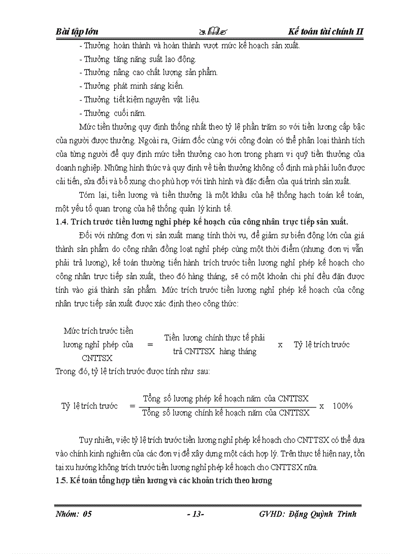 image for page Kế toán tiền lương và các khoản trích theo lương tại Công ty Cổ phần Sông Đà Cao Cường