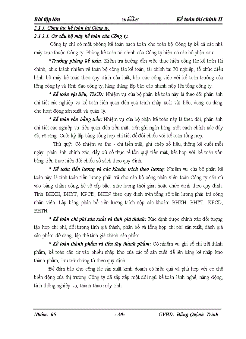 image for page Kế toán tiền lương và các khoản trích theo lương tại Công ty Cổ phần Sông Đà Cao Cường
