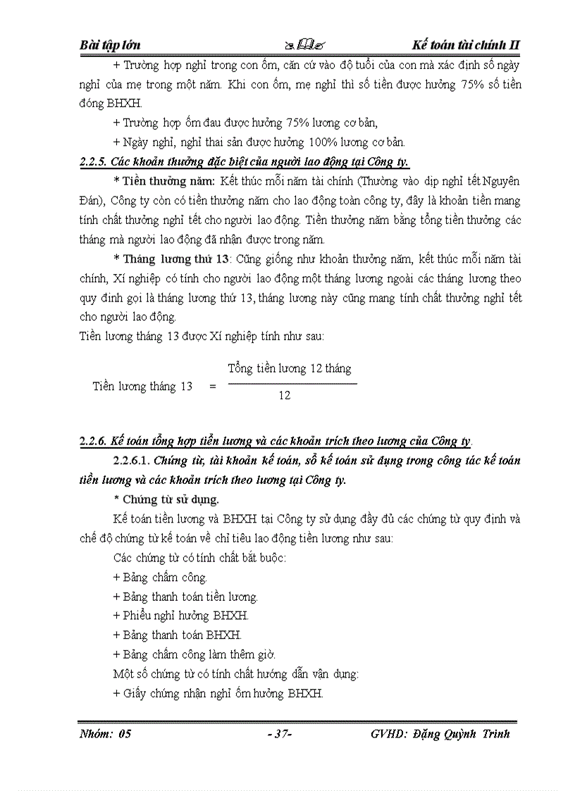 image for page Kế toán tiền lương và các khoản trích theo lương tại Công ty Cổ phần Sông Đà Cao Cường