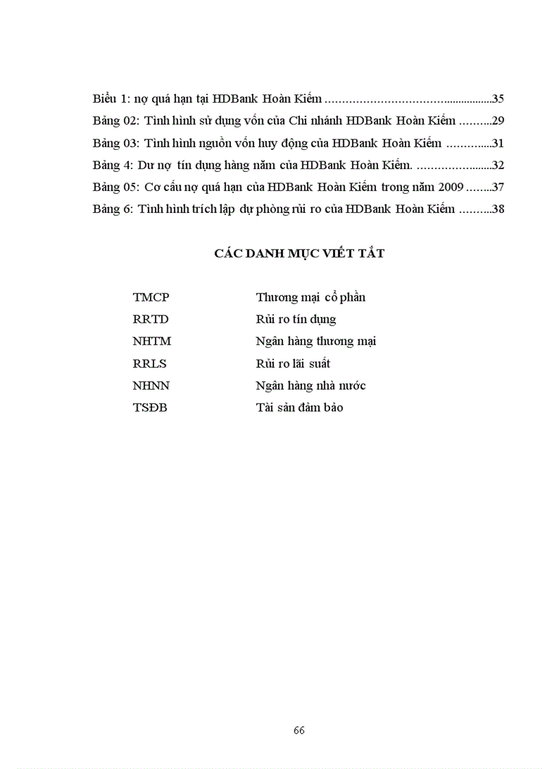 image for page Hạn chế rủi ro tín dụng tại chi nhánh Ngân hàng Thương mại cổ phần Phát triển nhà Thành phố Hồ Chí Minh chi nhánh Hoàn Kiếm
