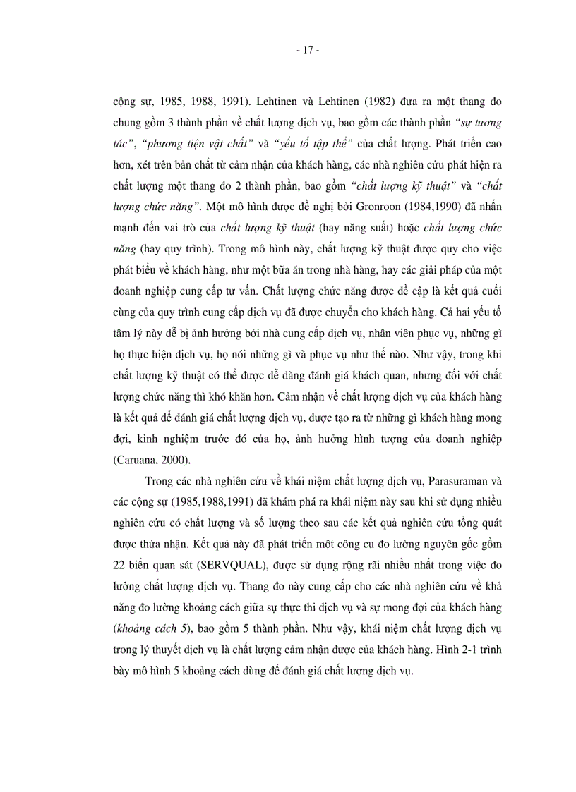 image for page Đo lường chất lượng dịch vụ sự thỏa mãn và lòng trung thành của khách hàng đối với dịch vụ ADSL