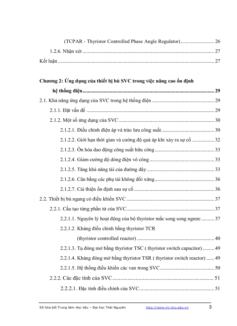 image for page Điều khiển thiết bị bù tĩnh svc và ứng dụng trong việc nâng cao cho ổn định chất lượng điện năng của hệ thống điện