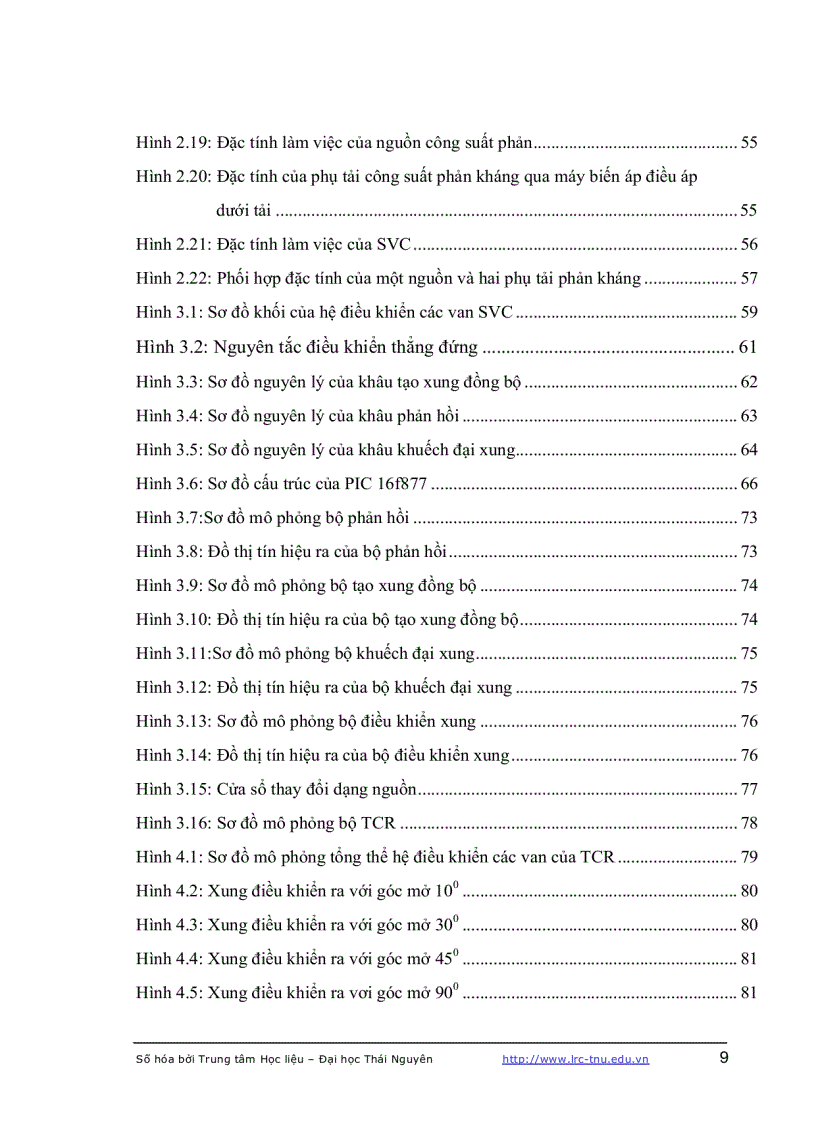 image for page Điều khiển thiết bị bù tĩnh svc và ứng dụng trong việc nâng cao cho ổn định chất lượng điện năng của hệ thống điện
