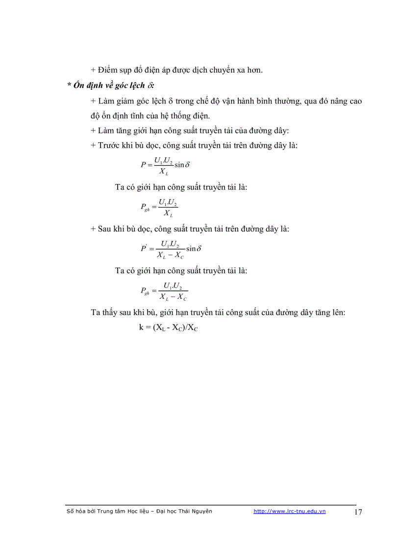 image for page Điều khiển thiết bị bù tĩnh svc và ứng dụng trong việc nâng cao cho ổn định chất lượng điện năng của hệ thống điện
