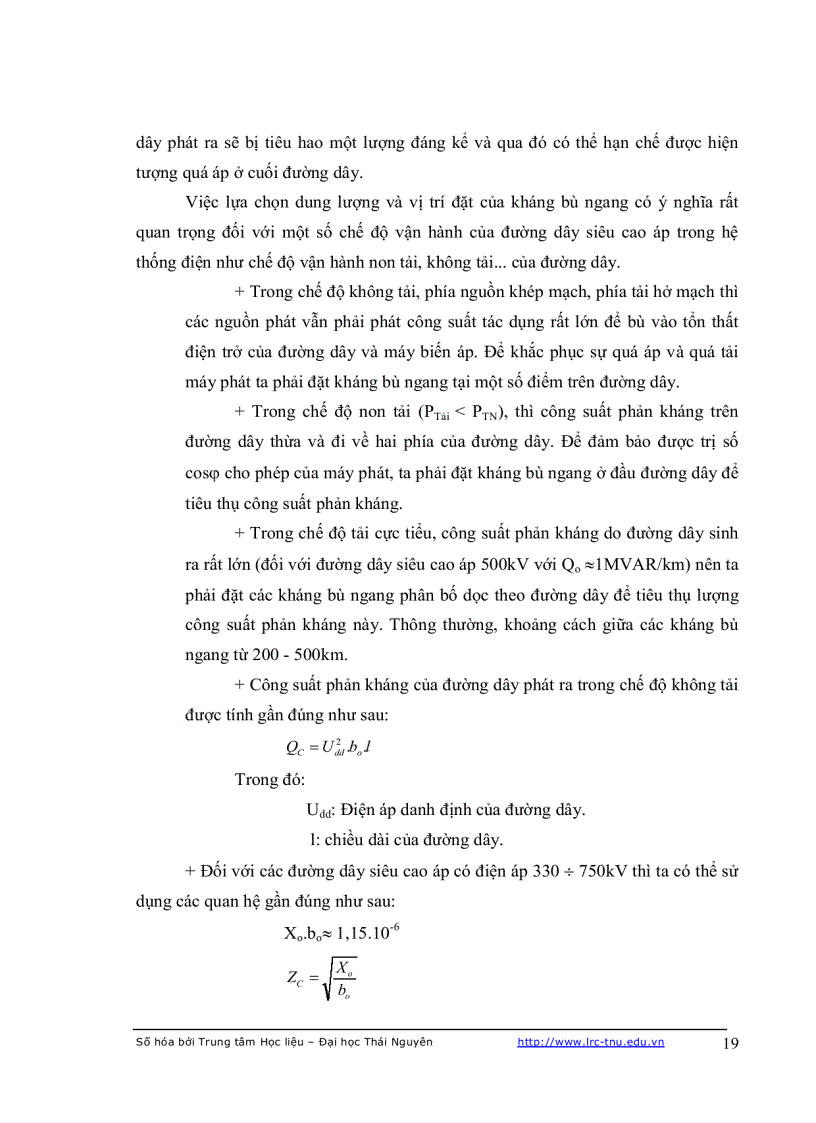 image for page Điều khiển thiết bị bù tĩnh svc và ứng dụng trong việc nâng cao cho ổn định chất lượng điện năng của hệ thống điện