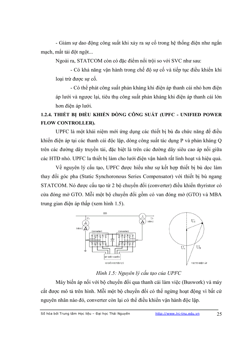 image for page Điều khiển thiết bị bù tĩnh svc và ứng dụng trong việc nâng cao cho ổn định chất lượng điện năng của hệ thống điện
