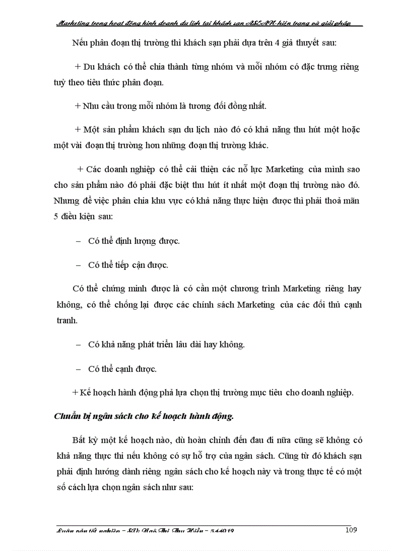 image for page Hoạt động Marketing trong chiến lược kinh doanh khách sạn