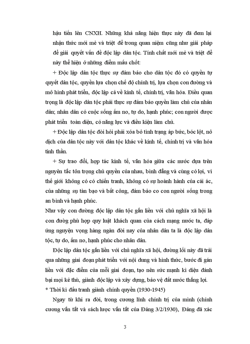 image for page Làm rõ và chứng minh luận điểm Độc lập dân tộc gắn liền với Chủ nghĩa xã hội là sự lựa chọn duy nhất đúng đắn của Đảng cộng sản Việt Nam