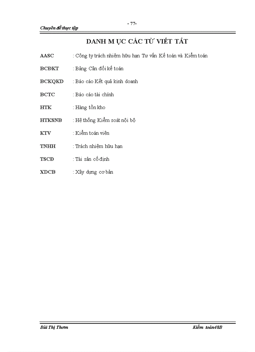 image for page Hoàn thiện qui trình Vận dụng các kỹ thuật thu thập bằng chứng kiểm toán trong kiểm toán báo cáo tài chính do Công ty TNHH Tư vấn Tài chính Kế toán và Kiểm toán AASC thực hiện
