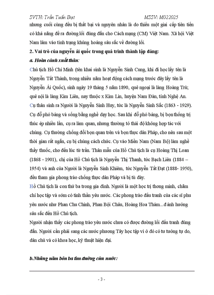 image for page Vai trò của lãnh tụ Nguyễn Ái Quốc với sự ra đời của Đảng cộng sản Việt Nam