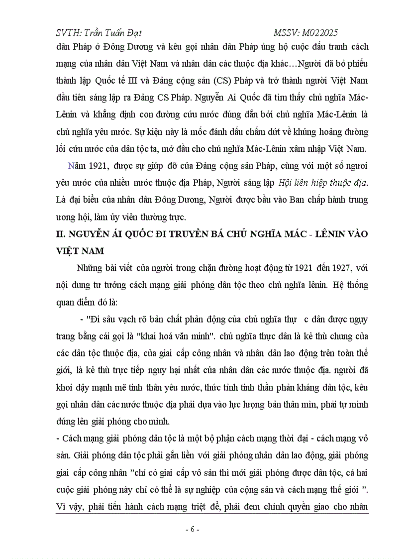 image for page Vai trò của lãnh tụ Nguyễn Ái Quốc với sự ra đời của Đảng cộng sản Việt Nam