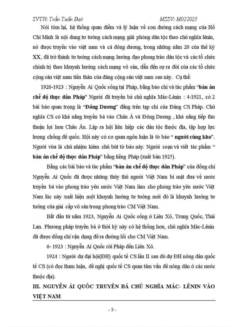 image for page Vai trò của lãnh tụ Nguyễn Ái Quốc với sự ra đời của Đảng cộng sản Việt Nam