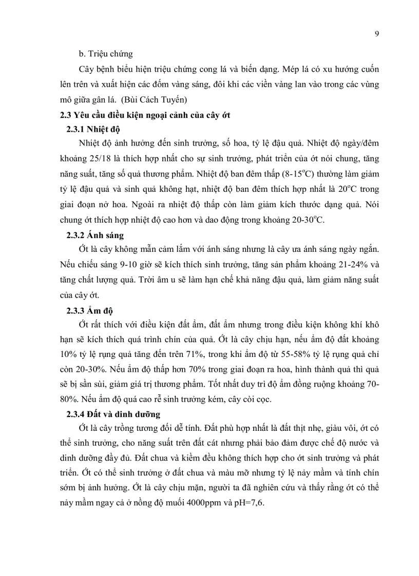 image for page Nghiên cứu hiện trạng nhiễm bệnh TSWV trên cây ớt bằng kỹ thuật ELISA và bước đầu xây dựng phương pháp chẩn đoán bằng kỹ thuật RT PCR