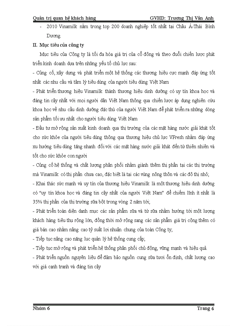 image for page Hoạt động quản trị khách hàng của công ty vinamilk