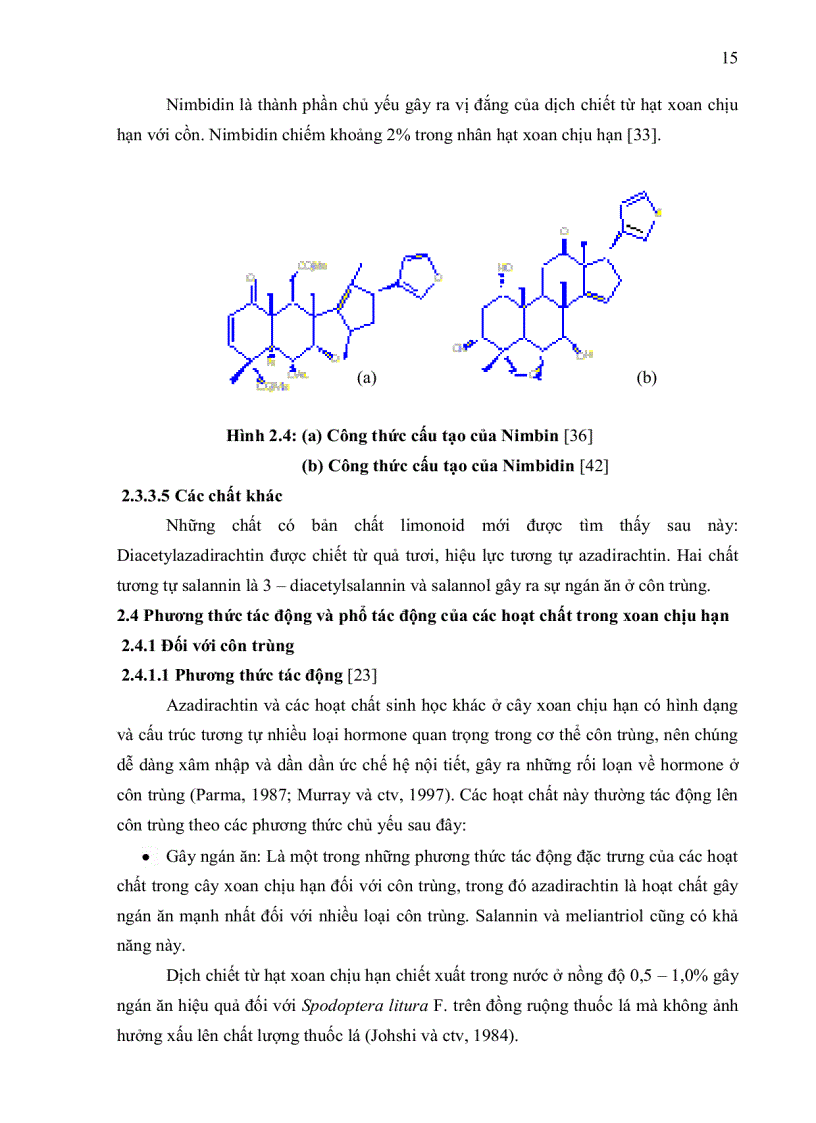 image for page Đánh giá ảnh hưởng của chế phẩm phối trộn giữa dịch chiết từ nhân hạt xoan chịu hạn Azadirachta indica A Juss trồng tại Việt Nam và Cypermethrin đối với sâu xanh Heliothis armigera