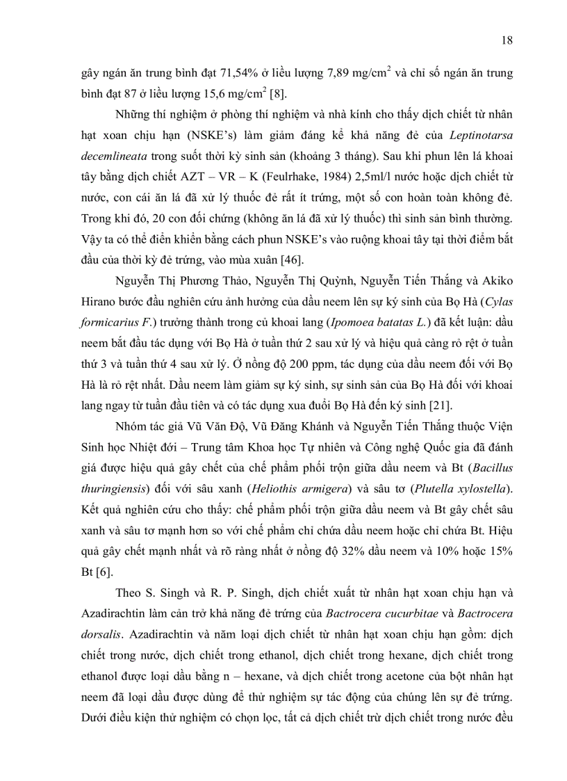 image for page Đánh giá ảnh hưởng của chế phẩm phối trộn giữa dịch chiết từ nhân hạt xoan chịu hạn Azadirachta indica A Juss trồng tại Việt Nam và Cypermethrin đối với sâu xanh Heliothis armigera