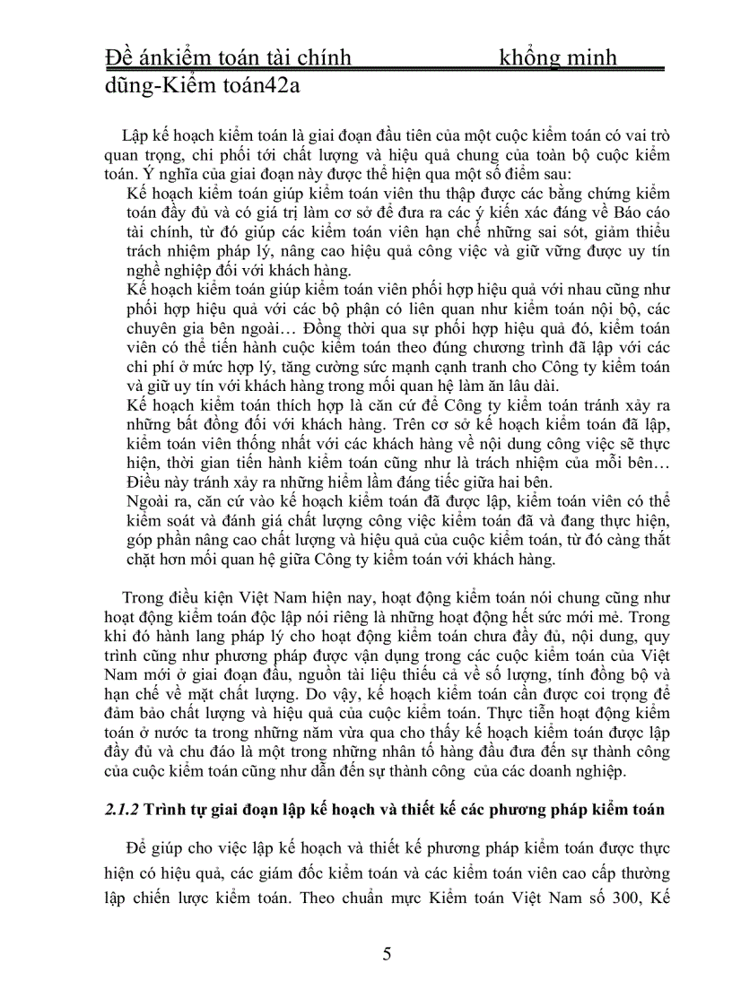 image for page Trình tự tổ chức công tác kiểm toán