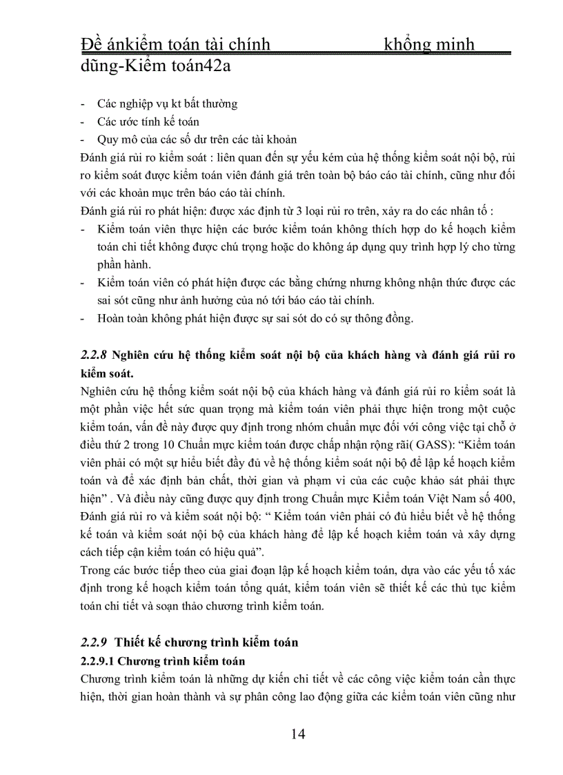 image for page Trình tự tổ chức công tác kiểm toán