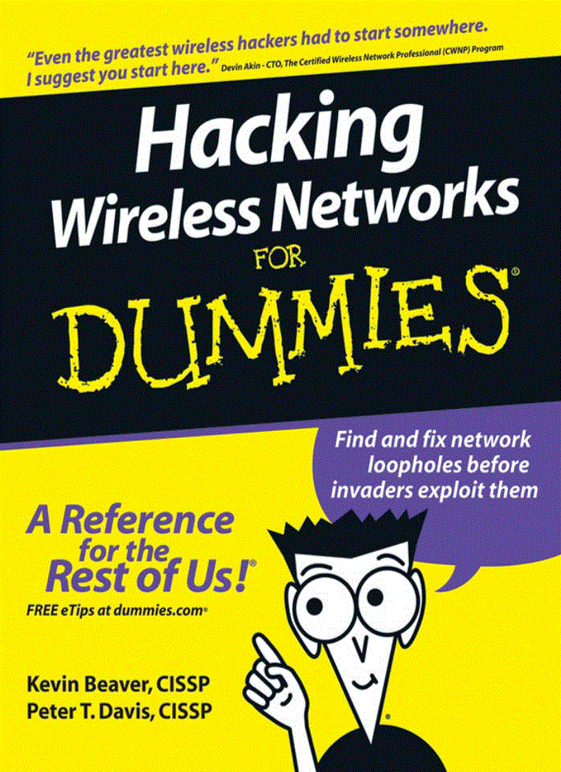 image for page Hacking Wireless Networks for Dummies