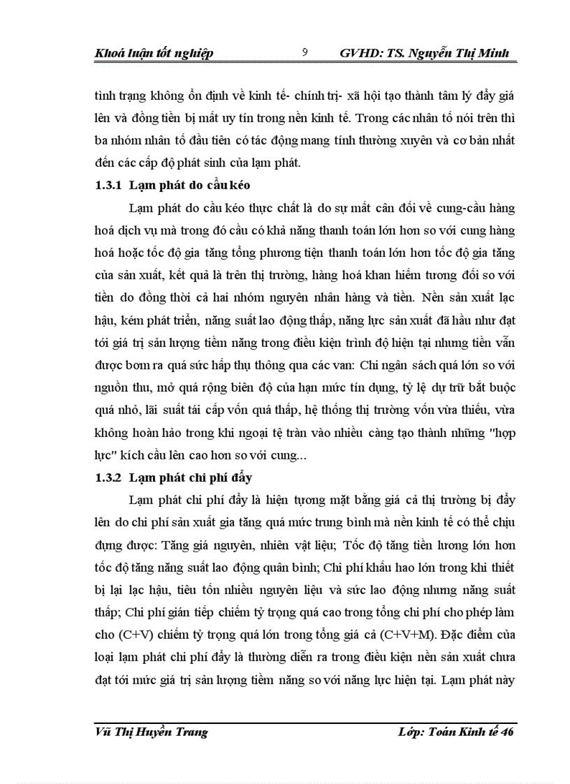 image for page Sử dụng mô hình Kinh tế lượng phân tích tác động của một số yếu tố cơ bản tới lạm phát và dự báo lạm phát ở Việt Nam