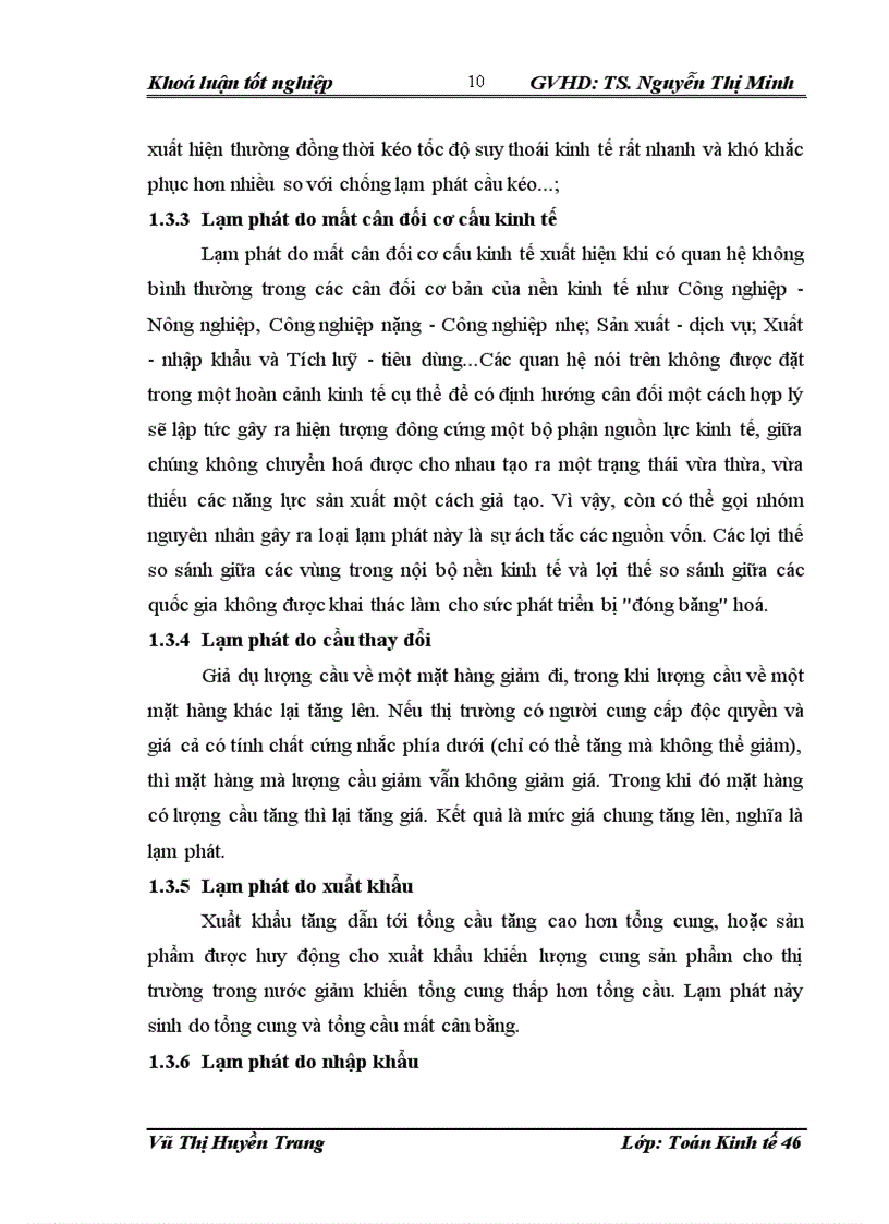 image for page Sử dụng mô hình Kinh tế lượng phân tích tác động của một số yếu tố cơ bản tới lạm phát và dự báo lạm phát ở Việt Nam