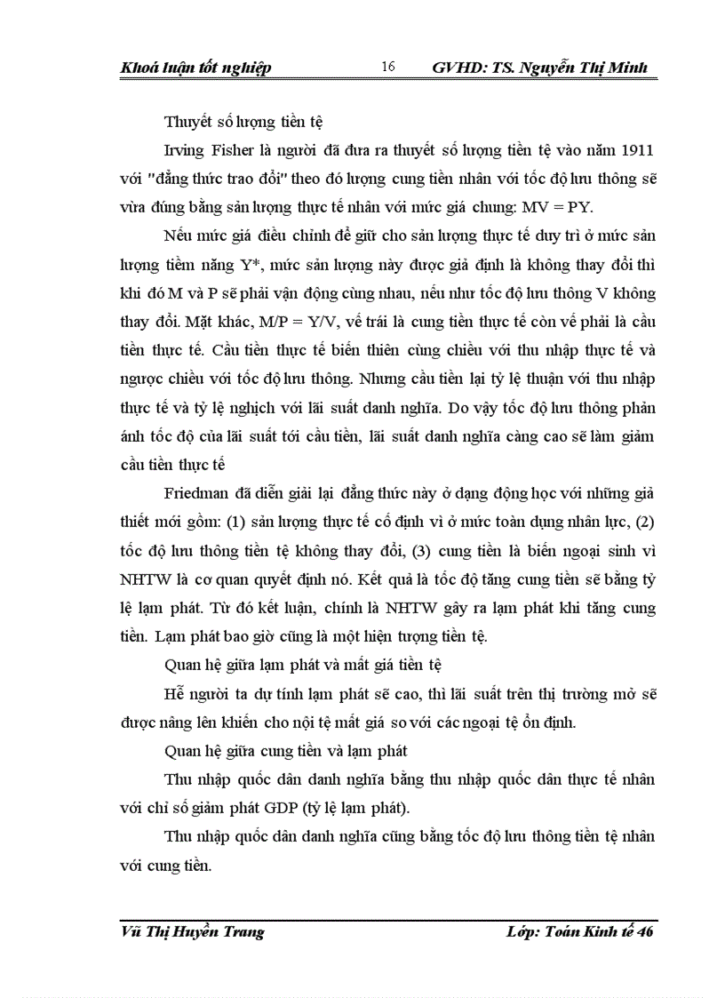 image for page Sử dụng mô hình Kinh tế lượng phân tích tác động của một số yếu tố cơ bản tới lạm phát và dự báo lạm phát ở Việt Nam