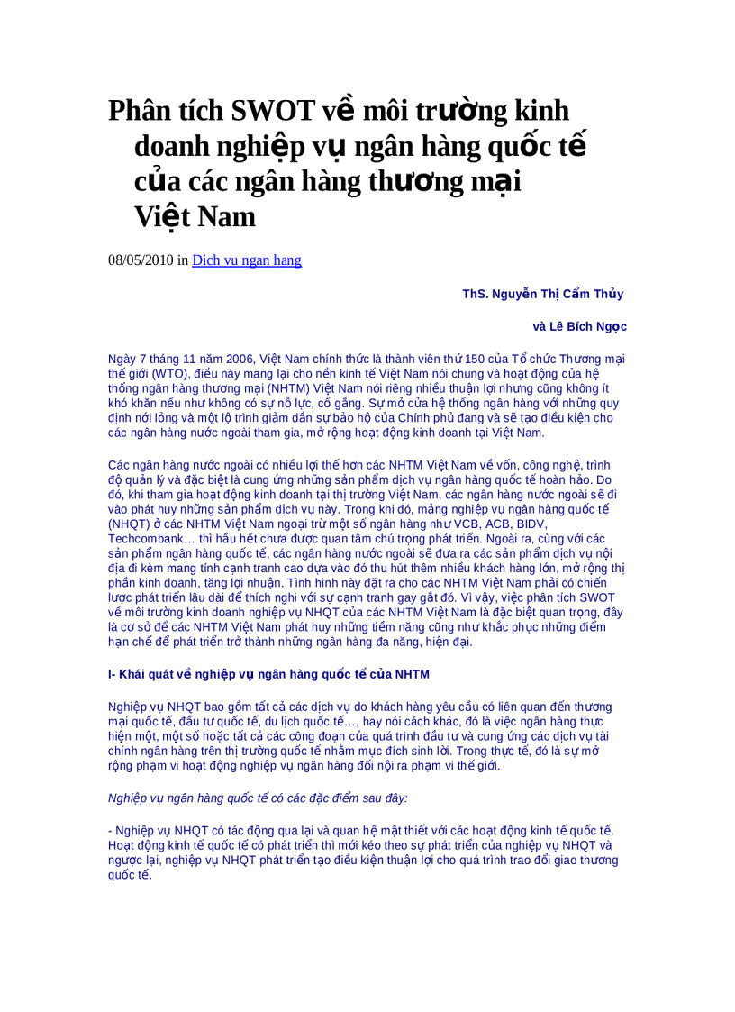 Mô Hình Porter  ACB  PDF