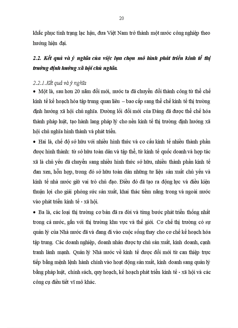 image for page Mô hình phát triển kinh tế thị trường định hướng xã hội chủ nghĩa