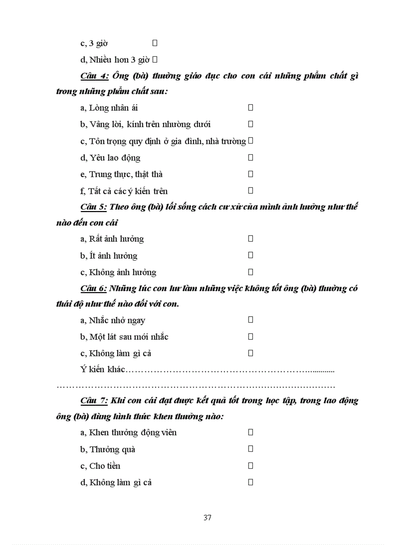 image for page Nhận thức của các bậc cha mẹ về giáo dục đạo đức đối với con cái trong gia đình hiện nay tại xã Thạch Bình Thạch Thành Thanh Hoá