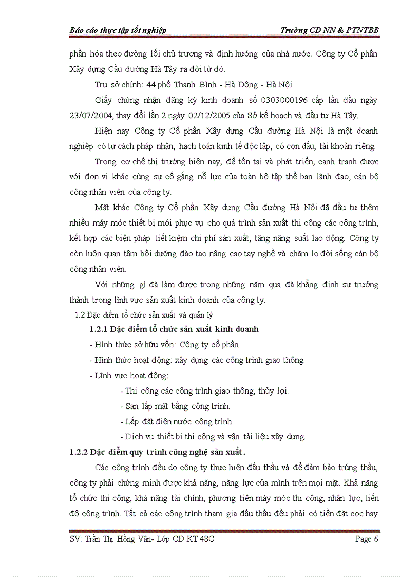 image for page Công tác kế toán tại công ty Cổ phần Xây dựng Cầu đường Hà Nội