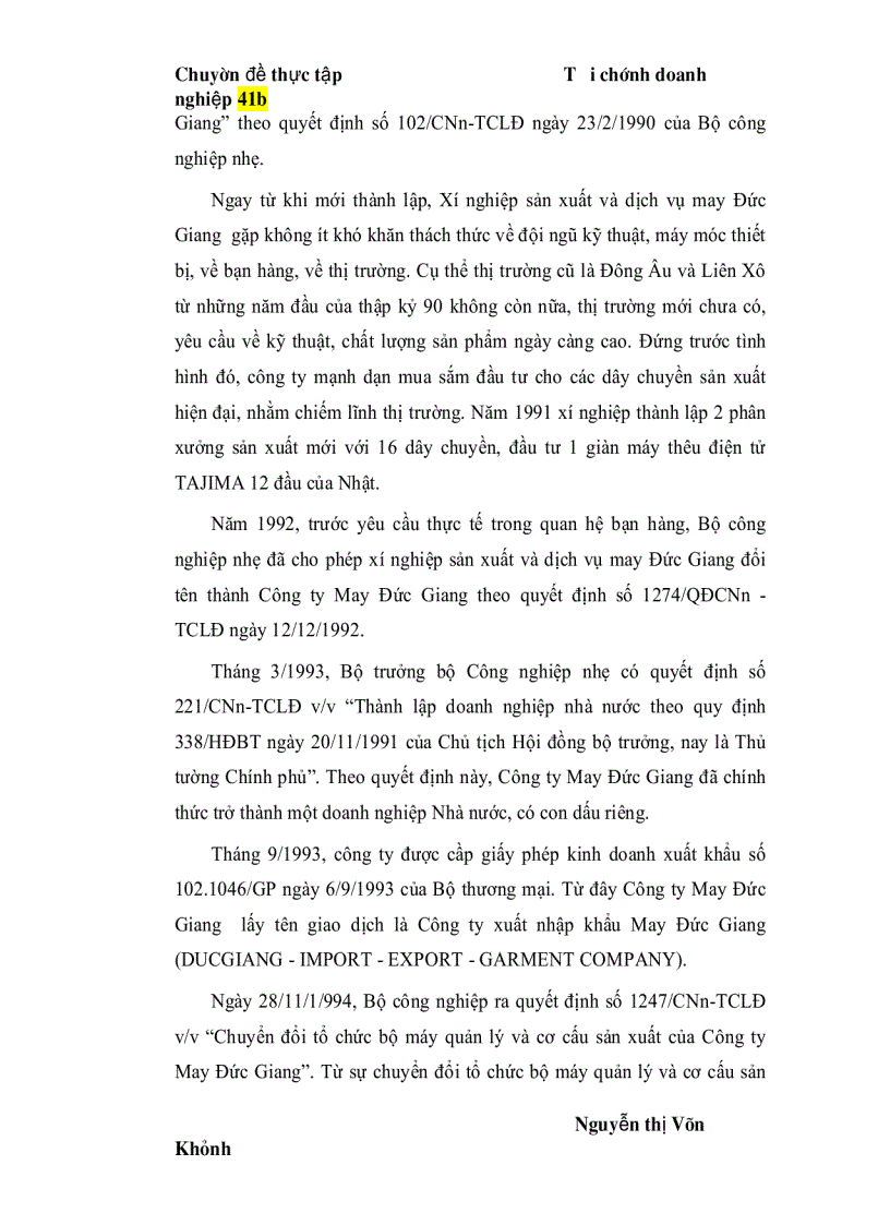 image for page Ứng dụng phương pháp phân tích tỷ số và phương pháp so sánh vào phân tích tài chính của Công ty may Đức Giang