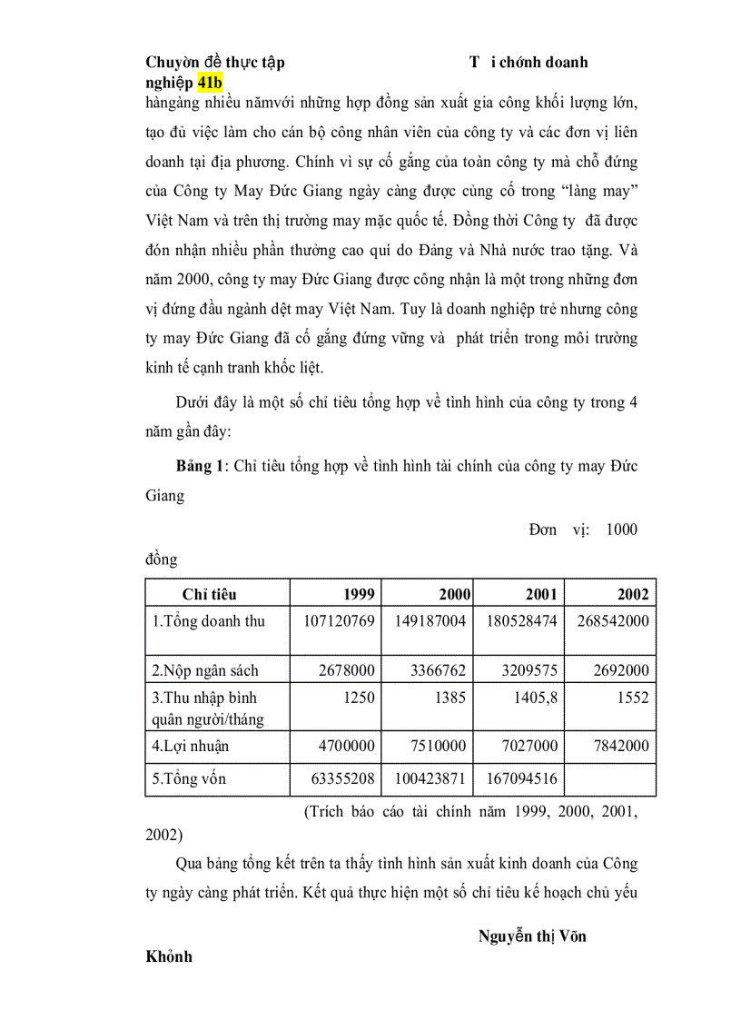 image for page Ứng dụng phương pháp phân tích tỷ số và phương pháp so sánh vào phân tích tài chính của Công ty may Đức Giang