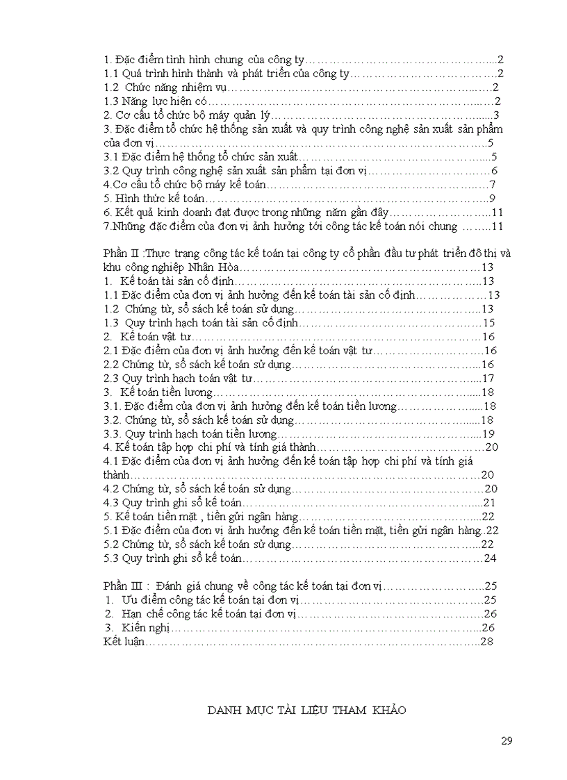 image for page Báo cáo tổng hợp về công tác kế toán tại Công ty cổ phần đầu tư phát triển đô thị và khu công nghiệp Nhân Hòa