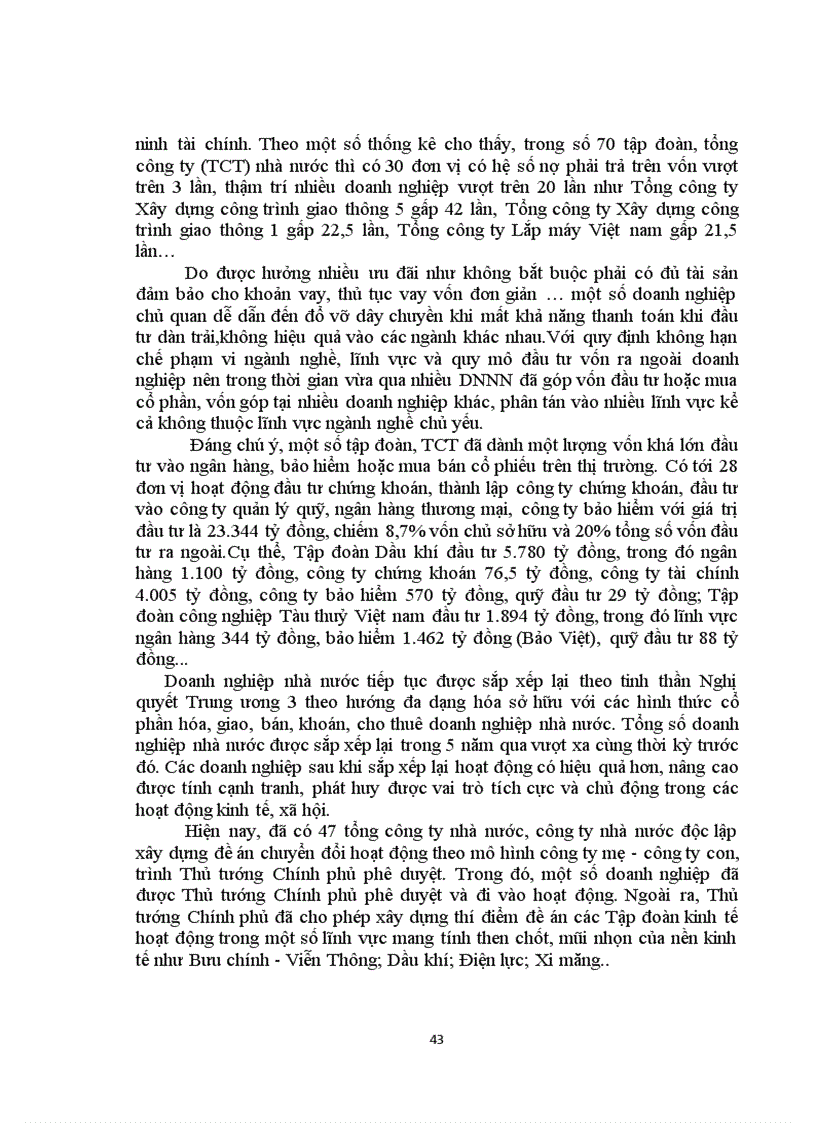 image for page Nội dung cơ bản của đầu tư phát triển trong doanh nghiệp Phân tích tình hình đầu tư trong hệ thống Doanh nghiệp nhà nước