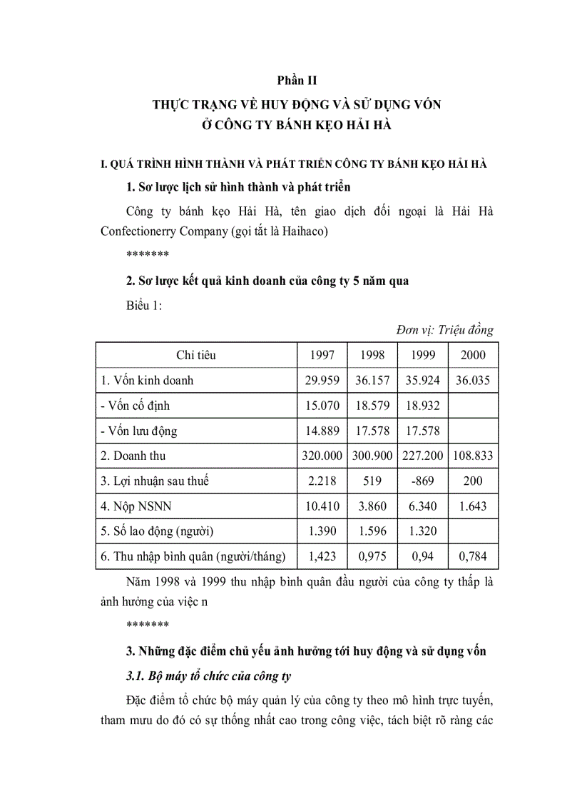 image for page Một số giải pháp cho vấn đề huy động và sử dụng vốn có hiệu quả tại Công ty bánh kẹo Hải Hà