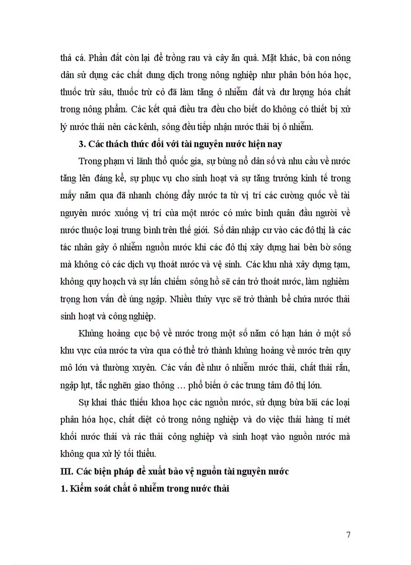 image for page Bảo vệ nguồn tài nguyên nước