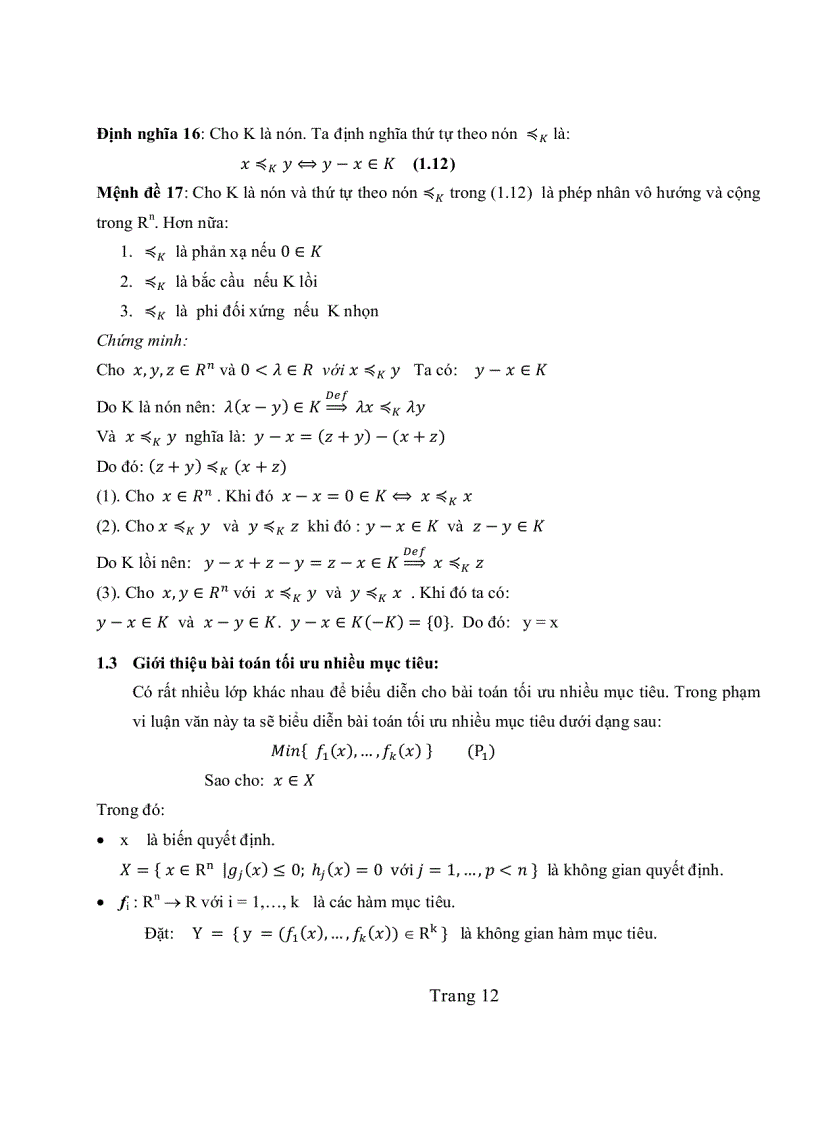 image for page Một lớp các phương pháp giải bài toán tối ưu nhiều mục tiêu