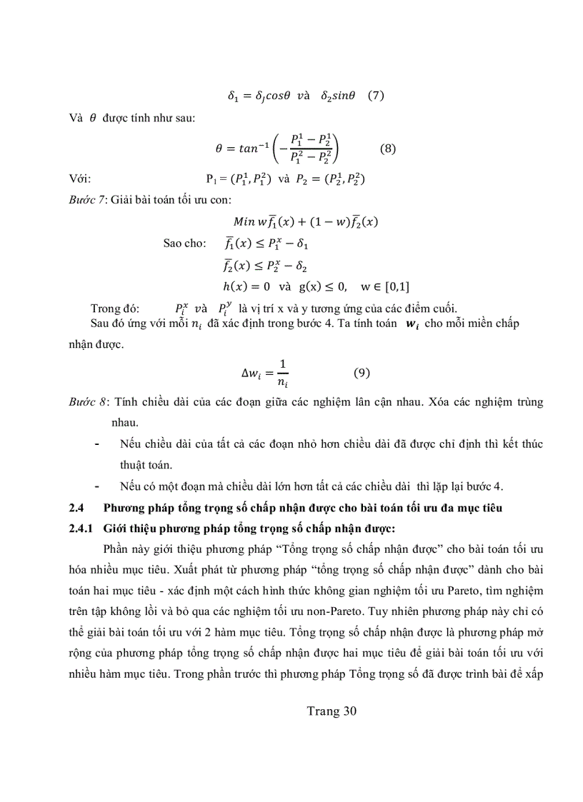 image for page Một lớp các phương pháp giải bài toán tối ưu nhiều mục tiêu